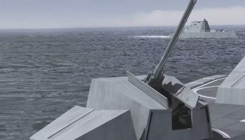 Trọng tâm của đợt nâng cấp là loại bỏ hệ thống pháo hạm tầm xa cỡ nòng 155 mm Advanced Gun System - pháo hạm dẫn đường tự động, vốn từng được kỳ vọng là vũ khí chủ lực.