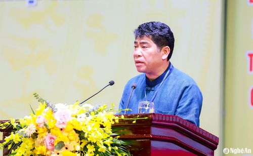 Đồng chí Vi Văn Sơn - Giám đốc Sở Dân tộc và Tôn giáo. Ảnh tư liệu: Thành Duy