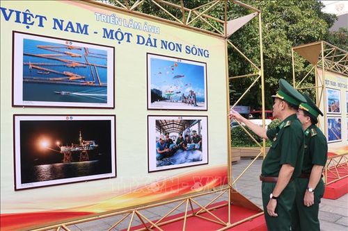 Các đại biểu tham quan triển lãm.