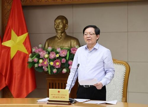 Phó Thủ tướng Hồ Quốc Dũng giao Bộ Nông nghiệp và Môi trường chủ trì phối hợp xây dựng "Cuốn sổ tay hướng dẫn thực hiện Chương trình MTQG" - Ảnh: VGP/Gia Huy