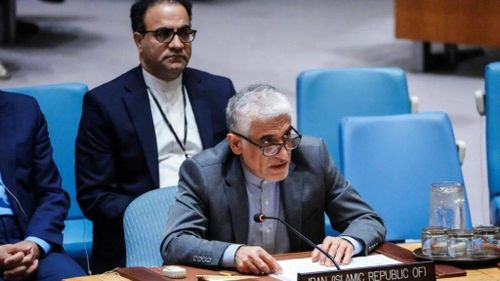 Đại diện của Tehran tại Liên Hợp Quốc Amir Saeid Iravani. Ảnh: Anadolu