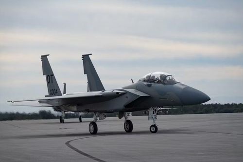 Máy bay chiến đấu F-15EX Eagle II của Không quân Mỹ.