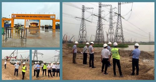 Các phòng chức năng PTC1 phối hợp đi kiểm tra thực địa các công trình đang thi công, nhắc nhở, ký biên bản cam kết thực hiện các biện pháp an toàn trong khi thi công (ảnh CTV TTĐ Hà Nội)