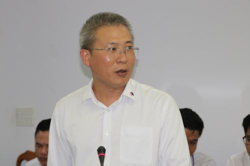 Ông Lê Quỳnh Mai, Phó chủ tịch HĐQT Tập đoàn Đèo Cả đề xuất phân kỳ đầu tư dự án thành 2 giai đoạn.