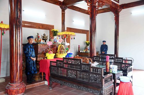 Gian thờ chính Đền Văn Thánh