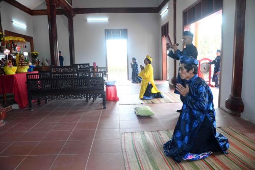 Ban tế lễ Đền Văn Thánh tế lễ 