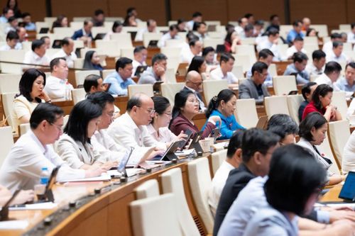 Kỳ họp thứ nhất, Quốc hội khóa XVI. Ảnh: Media Quốc hội.