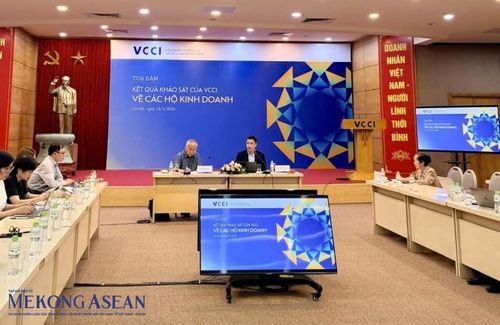 Liên đoàn Thương mại và Công nghiệp Việt Nam (VCCI) tổ chức Tọa đàm công bố kết quả Điều tra Hộ kinh doanh năm 2026. Ảnh: Kiều Chinh/Mekong ASEAN.