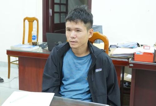 Đối tượng Nguyễn Văn Dũng tại Cơ quan Cảnh sát điều tra Công an tỉnh Quảng Trị