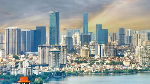 Thành phố Hà Nội định hướng phát triển đô thị xanh -văn minh - hiện đại. Ảnh Phạm Hùng