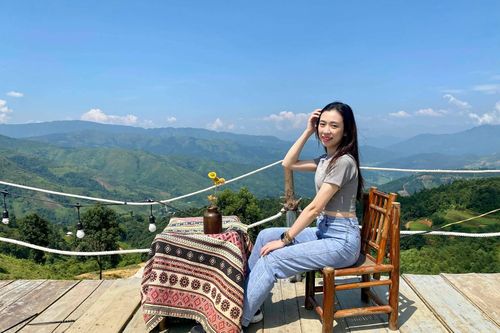 Sau nhiều chuyến du lịch xa, Phương Thảo về quê để vui chơi cùng gia đình dịp lễ này. Ảnh: Phương Thảo.