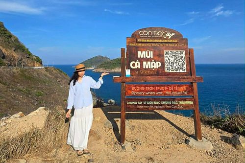 Mỹ Duyên trong chuyến đi Côn Đảo (TP.HCM) vào tháng 4. Ảnh: Mỹ Duyên.