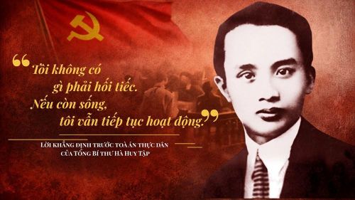Tổng Bí thư Hà Huy Tập - dấu ấn của bản lĩnh và trí tuệ cách mạng. Ảnh: Cổng TTĐT Hà Tĩnh