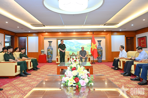 Đại tướng Nguyễn Trọng Nghĩa phát biểu.