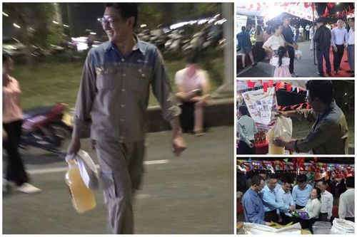 Khách hàng vui vẻ khi lựa chọn được những sản phẩm phù hợp với nhu cầu của mình tại Hội chợ.