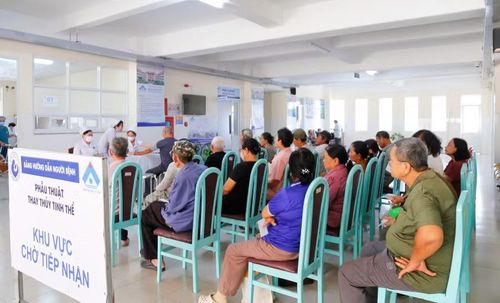 Khu vực chờ tiếp nhận.