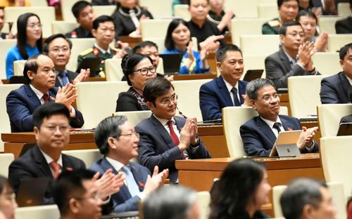Các đại biểu Quốc hội tại phiên bế mạc kỳ họp. Ảnh: Như Ý