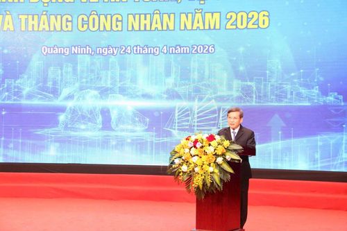 Ủy viên Bộ Chính trị, Bí thư Trung ương Đảng, Trưởng Ban Nội chính Trung ương Lê Minh Trí phát biểu chỉ đạo tại buổi lễ. (Ảnh: TV)