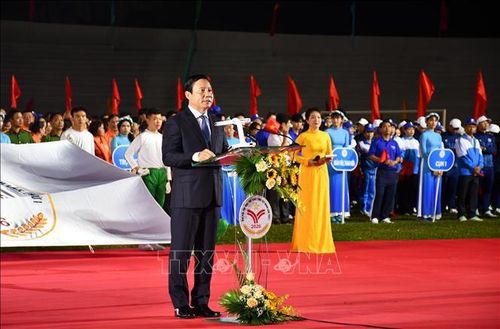 Phó Chủ tịch UBND tỉnh Tây Ninh Phạm Tấn Hòa phát biểu khai mạc đại hội.