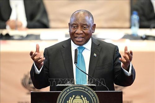 Tổng thống Cyril Ramaphosa. Ảnh: THX/TTXVN