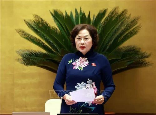 Phó Chủ tịch Quốc hội Nguyễn Thị Thanh phát biểu. Ảnh: Tuấn Anh - TTXVN