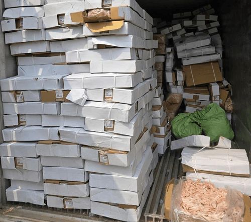 Kho hàng đông lạnh chứa thực phẩm bẩn bị cơ quan chức năng thu giữ