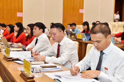 Các đại biểu tham gia Kỳ họp thứ hai Hội đồng nhân dân (HĐND) tỉnh Tuyên Quang khóa XX, nhiệm kỳ 2026 - 2031. Ảnh: Thanh Phúc