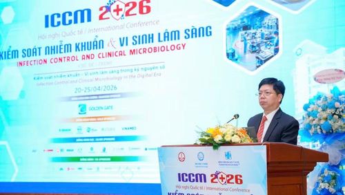 Tiến sĩ, bác sĩ Nguyễn Trọng Khoa, Phó Cục trưởng Cục Quản lý khám chữa bệnh, Bộ Y tế phát biểu.