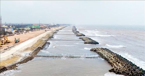 Dự án củng cố, hoàn thiện và xử lý sạt lở đê biển Cồn Tròn, xã Hải Thịnh (Ninh Bình) hoàn thành, tạo động lực thu hút du khách đến Khu du lịch Thịnh Long.