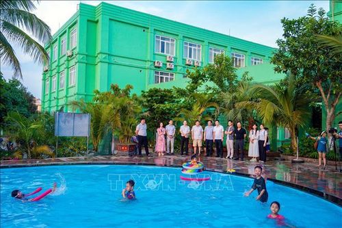 Hệ thống các cơ sở lưu trú tại Khu du lịch biển Thịnh Long, xã Hải Thịnh (Ninh Bình) được đầu tư hiện đại.