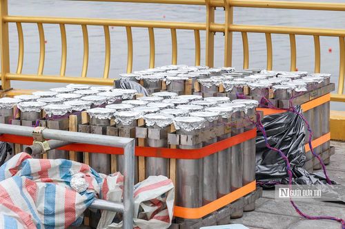 Trận địa pháo hoa cơ bản hoàn tất, sẵn sàng phục vụ người dân và du khách chào mừng dịp Giỗ Tổ Hùng Vương 2026.
