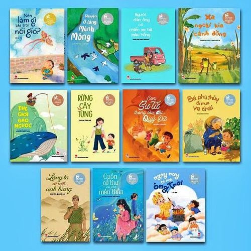 11 cuốn sách trong Tủ sách Giải thưởng Văn học Kim Đồng.