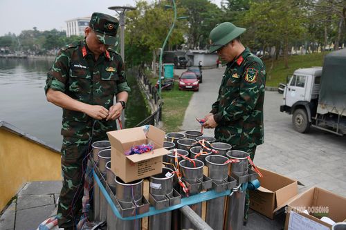Công tác chuẩn bị được triển khai đồng bộ bên hồ Văn Lang.