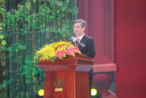 Ông Nguyễn Phước Lộc, Ủy viên Trung ương Đảng, Phó Bí thư Thành ủy, Chủ tịch Ủy ban MTTQ Việt Nam TP.HCM phát biểu khai mạc