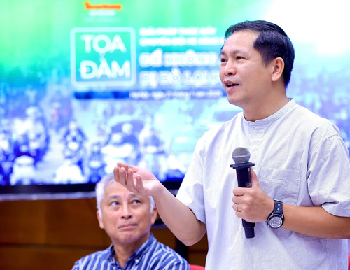 PGS, TS Hoàng Anh Lê, Trưởng Bộ môn Quản lý Môi trường, Khoa Môi trường, Đại học Khoa học Tự nhiên, Đại học Quốc gia Hà Nội. Ảnh: NGUYỄN THỦY