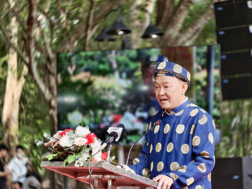 Chủ tịch HĐQT Công ty CP Đầu tư Xây dựng Chánh Phú Hòa, Trưởng Ban Tổ chức Nguyễn Văn Thiền phát biểu
