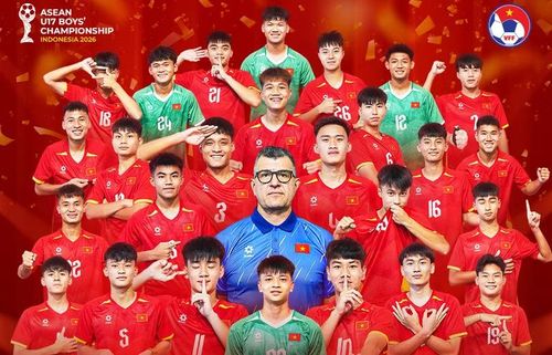 Ghi nhận thành tích của U17 Việt Nam, VFF đã thưởng cho thầy trò HLV Cristiano Roland tổng cộng 1,1 tỷ đồng. Ảnh: VFF.