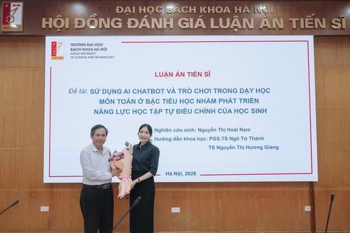 Luận án Tiến sĩ do PGS.TS Ngô Tứ Thành hướng dẫn: Sử dụng AI Chatbot trong dạy học vừa được bảo vệ tháng 4/2026.