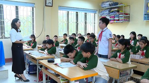 Tại lớp 5I, Minh Khang là lớp trưởng gương mẫu và học giỏi các môn.