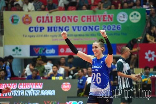 Tay đập người Đức Ivana Vanjak tiếp tục tạo nên sự khác biệt với nhiều pha tấn công ghi điểm.