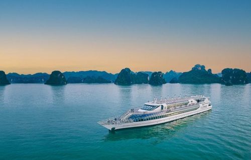 Để đổi mới sản phẩm phục vụ khách dịp nghỉ lễ, tàu Paradise Delight vận hành thêm hải trình 7 tiếng. Ảnh: H.L