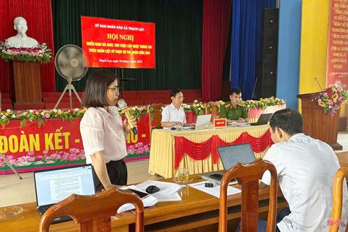 UBND các xã, phường tổ chức hội nghị triển khai rà soát, thu thập, cập nhật thông tin thân nhân liệt sĩ phục vụ thu nhận mẫu ADN.