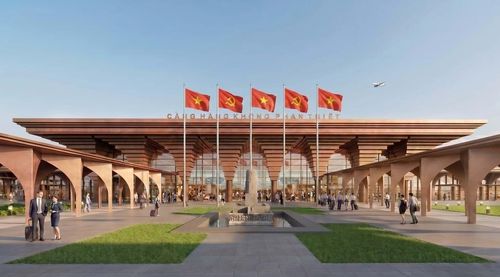 Phối cảnh Dự án Cảng hàng không dân dụng Phan Thiết. Ảnh: CĐT