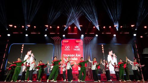 Những tiết mục nghệ thuật đặc sắc tại chương trình “MOSE 2026” góp phần lan tỏa tinh thần yêu nước và niềm tự hào dân tộc tới học sinh.