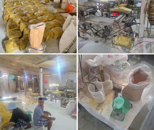 Hơn 2.800 tấn mì tươi tẩm hóa chất đã được tuồn ra thị trường. Ảnh: CACC.