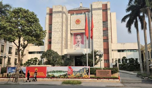 Trụ sở HĐND, UBND thành phố Hà Nội. Ảnh: Văn Huy