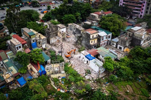 Tổng diện tích đất thu hồi là 50.910,1 m2. Trong đó, diện tích đất ở của hộ gia đình, cá nhân là 8.401,5 m2.