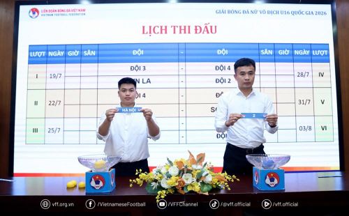 Ban tổ chức bốc thăm, xếp lịch thi đấu giải