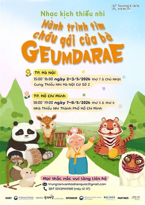 Poster của chương trình (Ảnh: Trung tâm Văn hóa Hàn Quốc tại Việt Nam cung cấp)