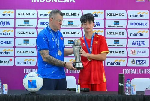 Nếu có mặt ở tứ kết U17 châu Á 2026, U17 Việt Nam sẽ đoạt vé dự U17 World Cup 2026 lần đầu tiên trong lịch sử. Ảnh: VFF.